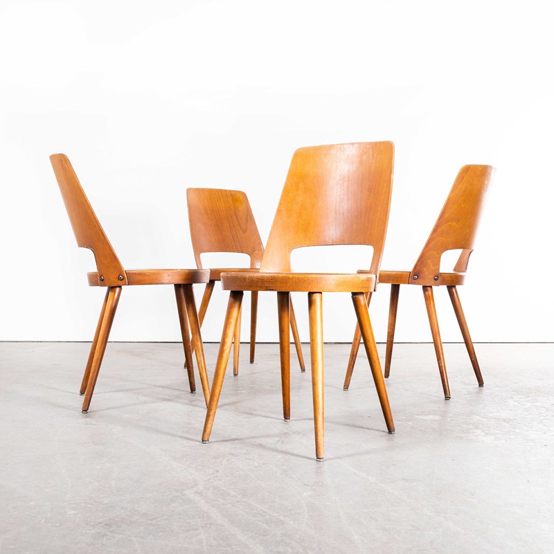 1960'S French Baumann Honey Beech Bentwood Mondor Dining Chair - Set Of Four-merchant-found-2205b-main-638193458870744630.jpg