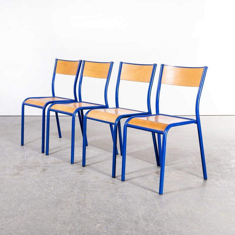 1970’S Bright Blue Mullca Stacking Dining Chair – Beech Seat – Set Of Four-merchant-found-22314b-main-638149853573190984.jpg