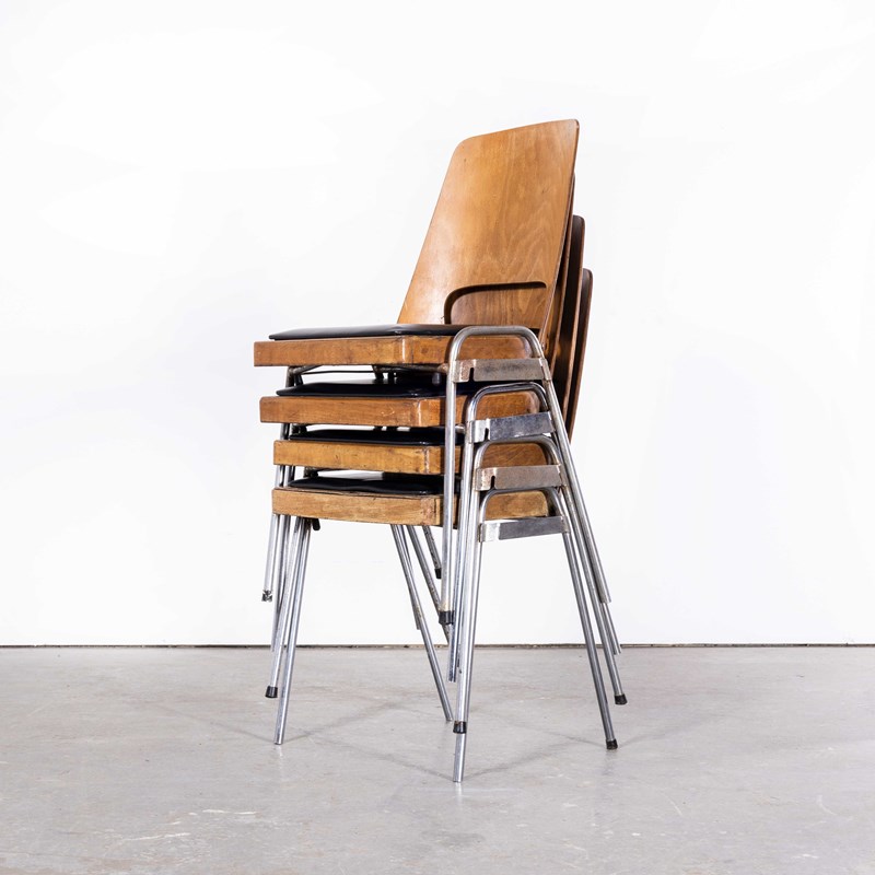 1960'S French Baumann Chrome Leg Bentwood Dining Chairs - Set Of Four-merchant-found-2393b-main-638217243587826482.jpg