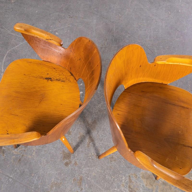 1950'S Honey Beech Arm Chair - Oswald Haerdtl Model 515 - Pair (2454)-merchant-found-2454d-main-638186135114545635.jpg