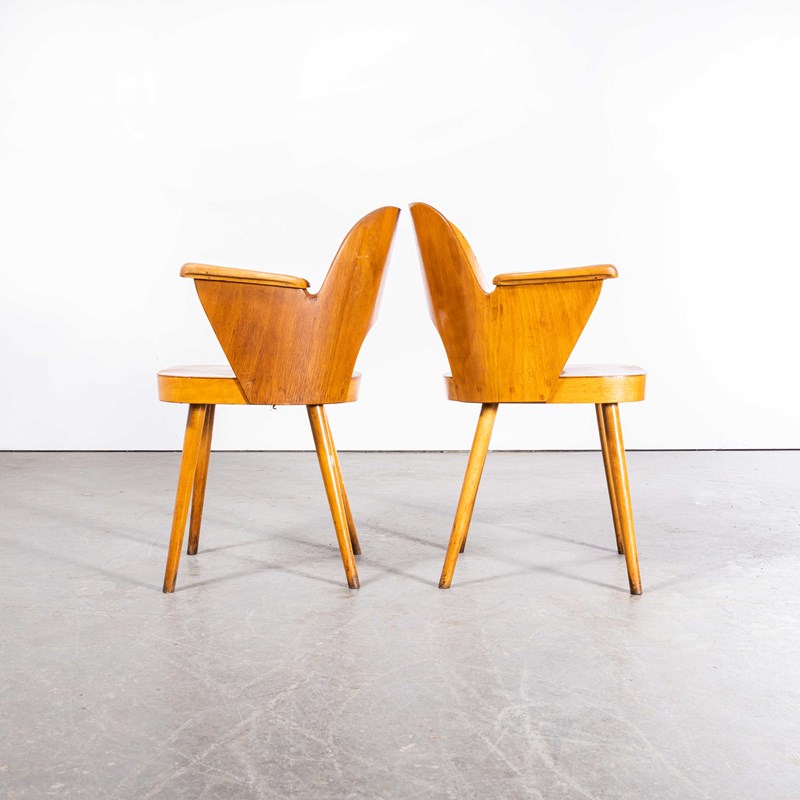 1950'S Honey Beech Arm Chair - Oswald Haerdtl Model 515 - Pair (2454)-merchant-found-2454e-main-638186134837049543.jpg