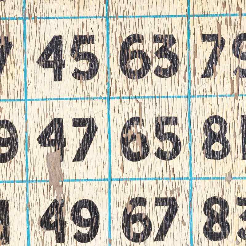1950'S Original Winning Numbers Large Fairground Sign-merchant-found-2515f-main-638199218151523057.jpg