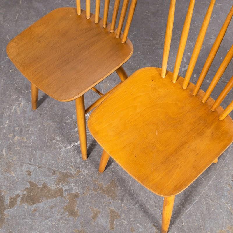 1950 Honey Oak Stickback Chairs - Saddle Seat - By Ton - Pair-merchant-found-2524c-main-638217250569989822.jpg
