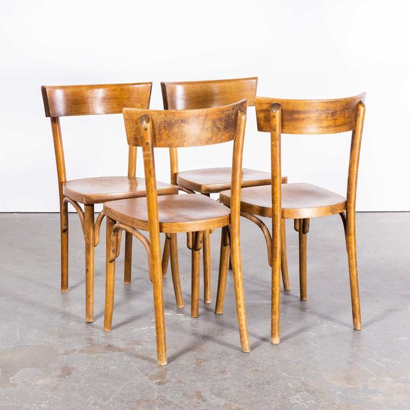 1950’S Bentwood Mid Tan Single Bar Back Dining Chairs – Set Of Four (2582)-merchant-found-2582c-main-638225107338259710.jpg