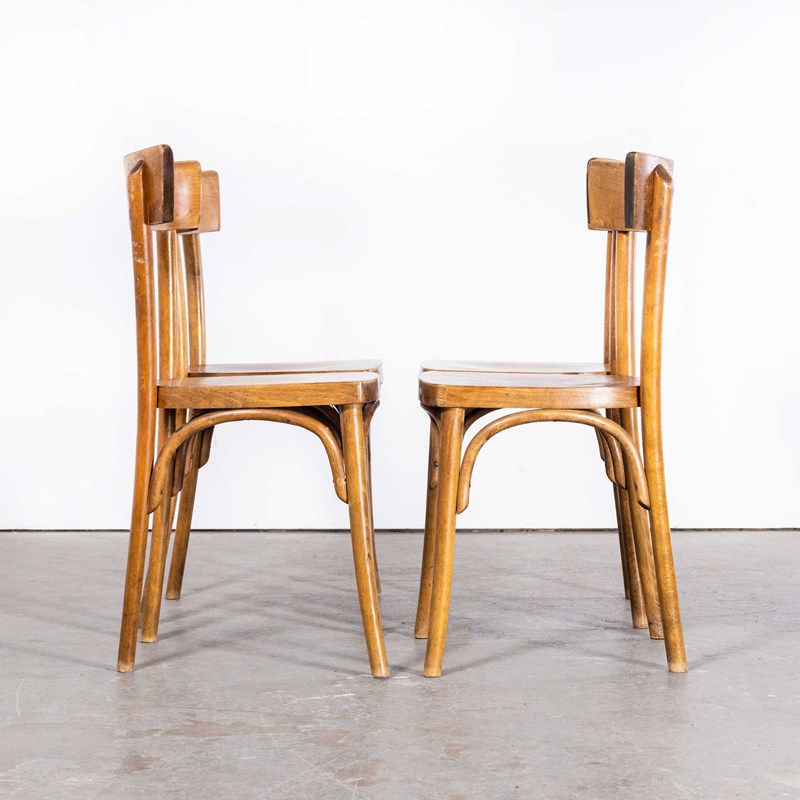 1950’S Bentwood Mid Tan Single Bar Back Dining Chairs – Set Of Four (2582)-merchant-found-2582e-main-638225107186698665.jpg