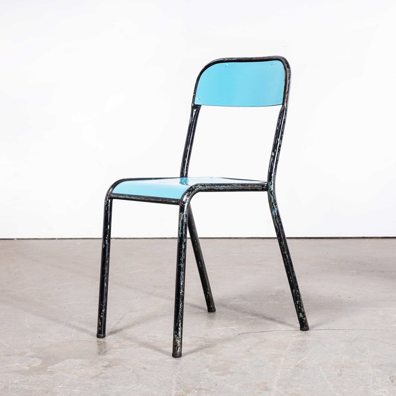 1950'S French Mullca Stacking D Back Dining Chair - Overpainted Blue - Various Q-merchant-found-26314b-main-638271672871156263.jpg