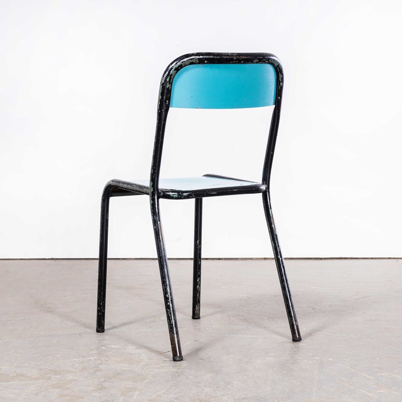 1950'S French Mullca Stacking D Back Dining Chair - Overpainted Blue - Various Q-merchant-found-26314f-main-638271672779126620.jpg