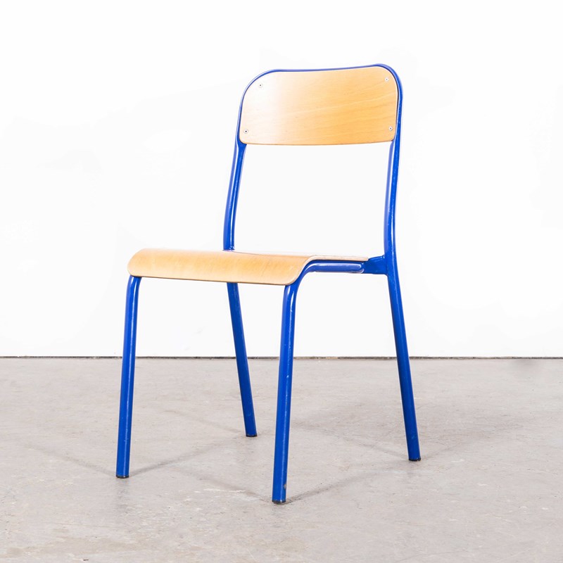 1970'S French Mullca Stacking D Back Dining Chair - Blue - Large Quantity Availa-merchant-found-2655999e-main-638252124859239120.jpg
