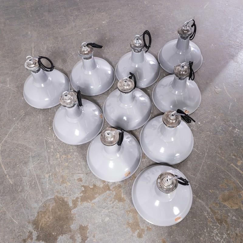1950'S Industrial White Benjamin Enamelled Pendant Lamps - 16 Inch-merchant-found-2780i-main-638363233832882904.jpg