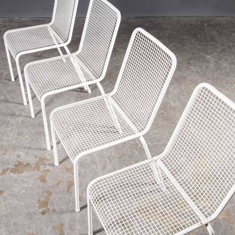 1970'S French Original Wire Mesh White Outdoor Dining Chairs - Set Of Four-merchant-found-28054b-main-638272933387568207.jpg
