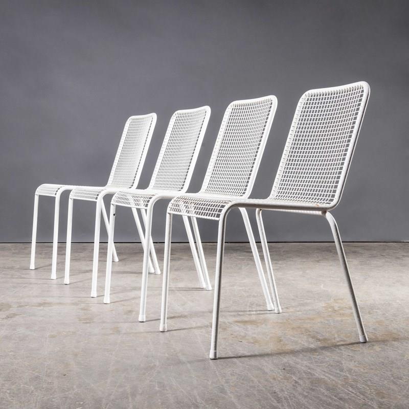 1970'S French Original Wire Mesh White Outdoor Dining Chairs - Set Of Four-merchant-found-28054y-main-638272932903535225.jpg