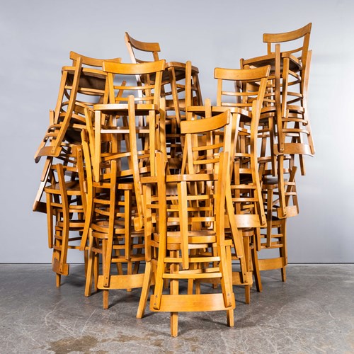 1960'S Clasic Ladder Back Beech Dining Chair - Good Quantity Available