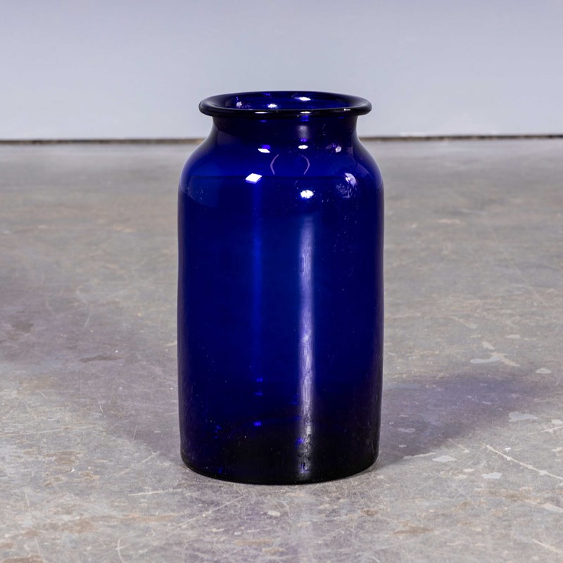 Cobalt Blue Glass Jar - Tall Vase - Mouth Blown-merchant-found-2836b-main-638326122864980313.jpg