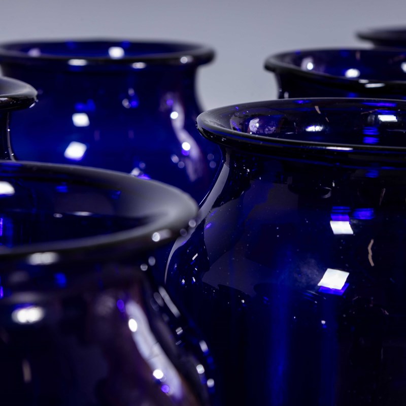Cobalt Blue Glass Jar - Tall Vase - Mouth Blown-merchant-found-2836c-main-638326122910917561.jpg