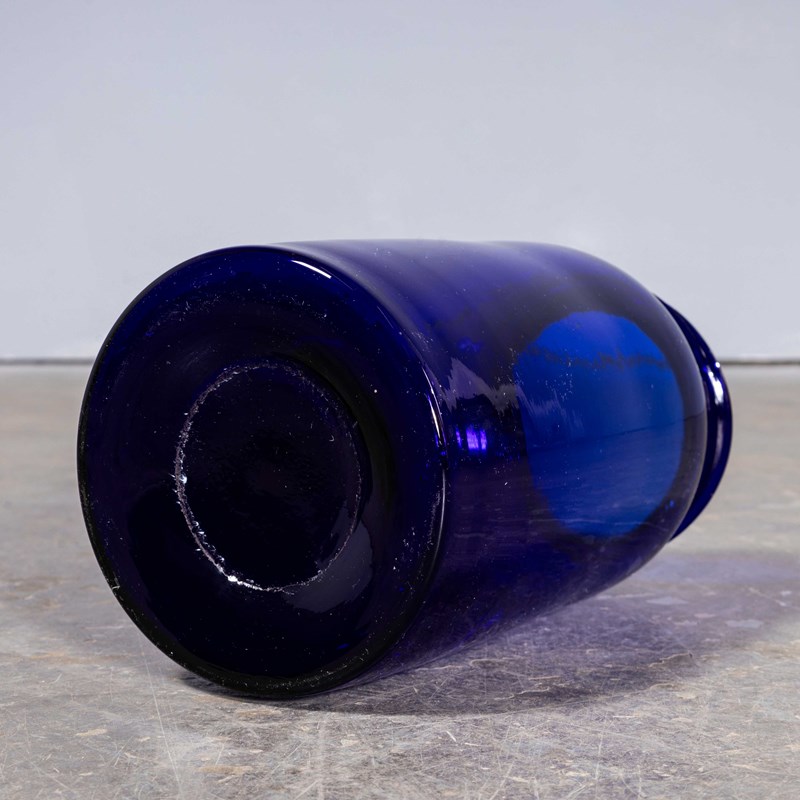 Cobalt Blue Glass Jar - Tall Vase - Mouth Blown-merchant-found-2836d-main-638326122960604231.jpg