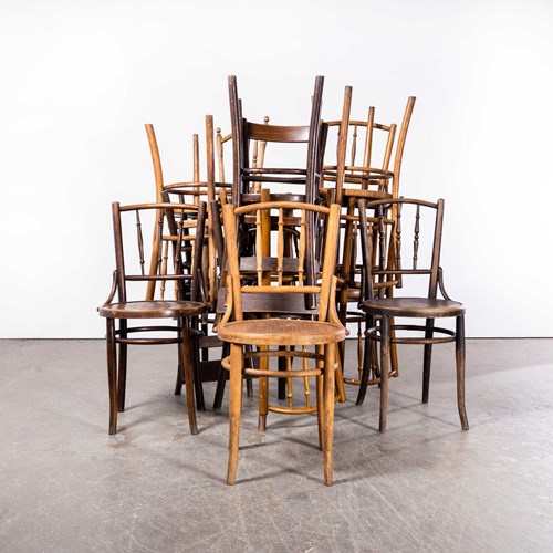 1940'S Bentwood Debrecen Spindle Back Dining Chairs - Mixed - Good Quantities Av