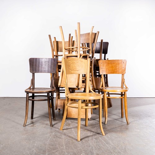 1940'S Bentwood Debrecen Panel Back Dining Chairs - Mixed - Good Quantities