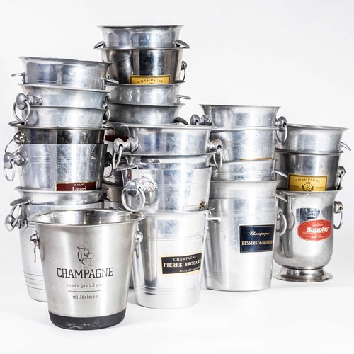 Original Vintage French Champagne Buckets