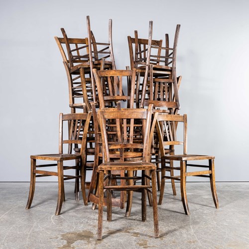  1950'S Mid Oak Classic Farmhouse French Dining Chair