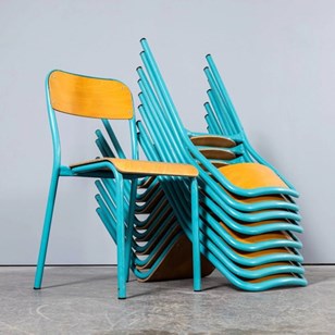  1960'S French Mullca Stacking Dini...