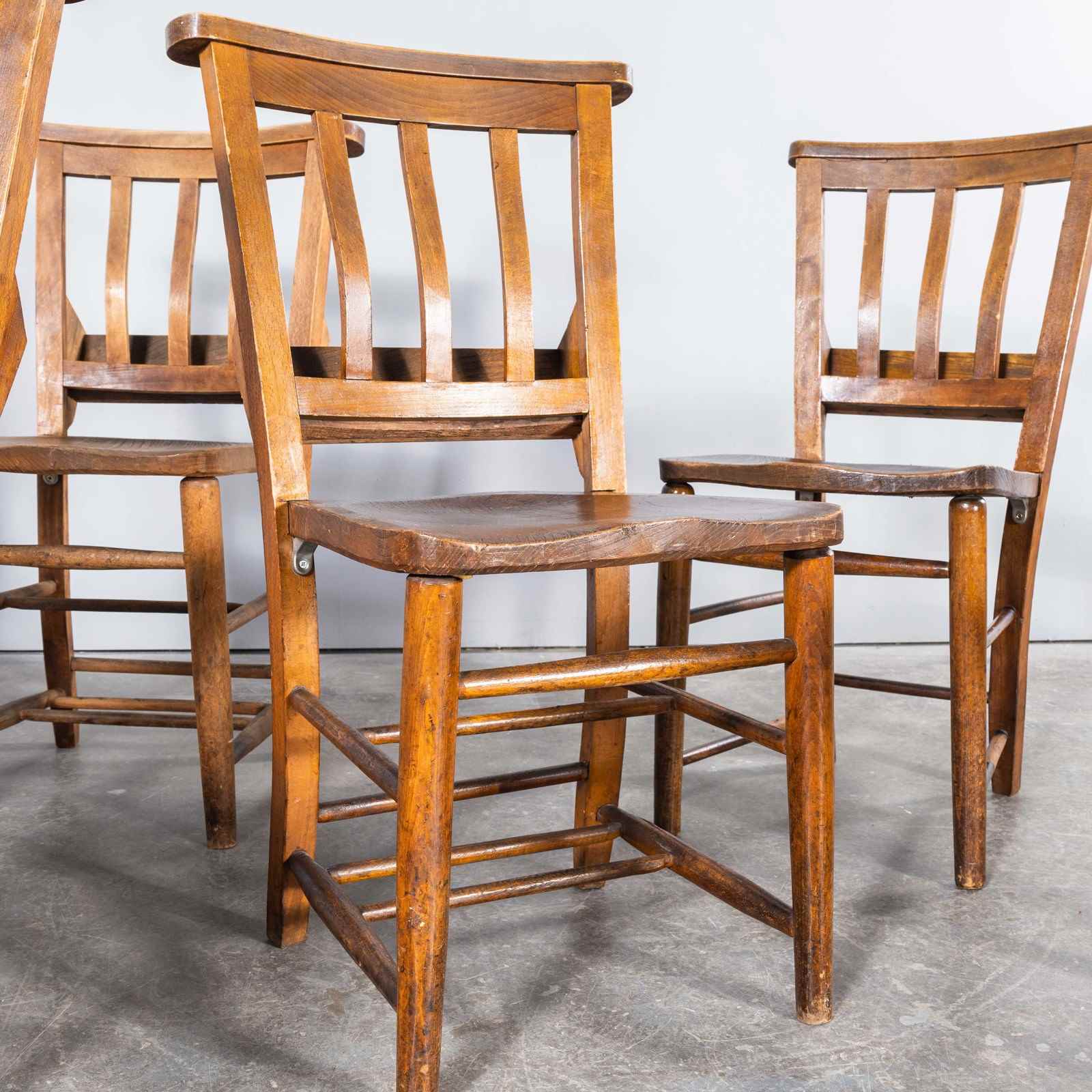 Antique wooden 2024 church chairs