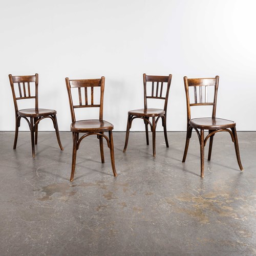 1940'S Fischel Provence  Bentwood Dining Chairs - Set Of Four