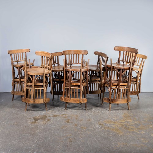 1940'S Warm Oak Classic Bentwood Dining Chair