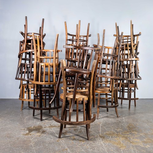 1950'S Bentwood Debrecen Dining Standard Arm Chairs
