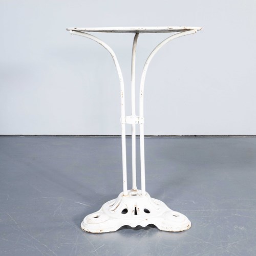 1950'S French Metal Tripod Base Outdoor Small Gueridon Table
