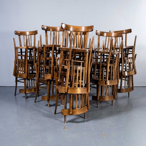 1960'S Classic Bentwood Dining Chairs By Ton - Good Qty Available