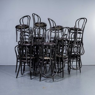 1970'S Bentwood Hoopback Upholstere...