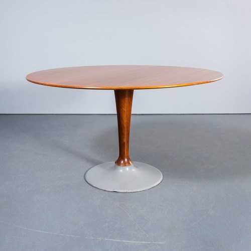 1950'S Round Mid Century Dining Table 120Cm Diameter