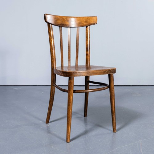 1960'S Tapered Dining Chairs By Ton - Set Of Twelve