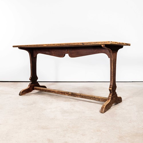 1920'S Original French Café Tables - Speckled Tops