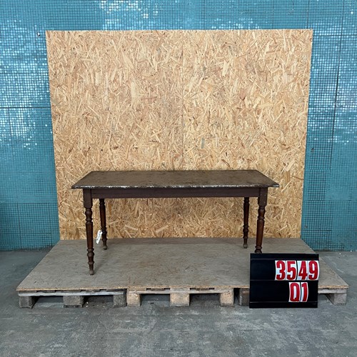 950'S Zinc Top Rectangular Dining Tables