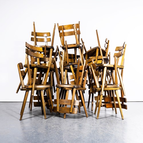  1970'S Rail Back French Dining Chairs