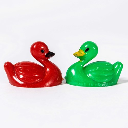 1950'S New Old Stock Vintage Pocket Duck Rattles - Bundle Of Twelve