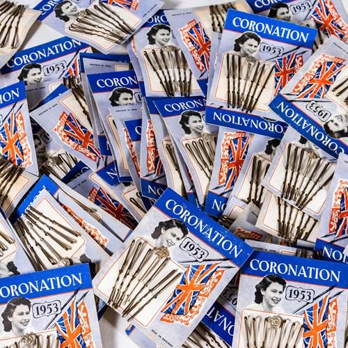 1953 Queen Elizabeth II Coronation Hairpins - Set Of Four