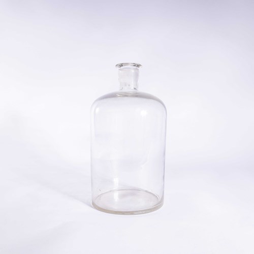 1950'S Vintage Large Pharmacy Glass Bottle