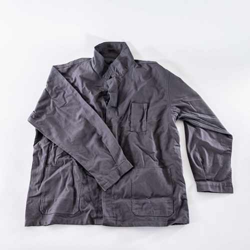 Vintage French Workwear Jackets Grey Jackets (Large)