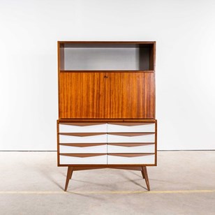 1960'S Mid-Century Cupboard With Ei...