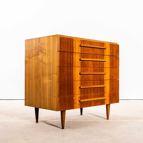1960'S Good Sized Mid Century Chest Of Drawers - Up Zavody