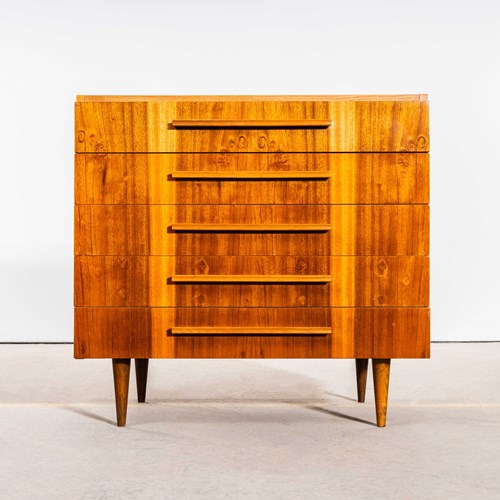 1960'S Good Sized Mid Century Chest Of Drawers - UP Zavody
