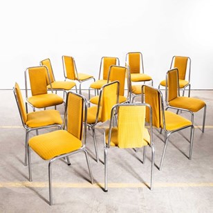  1980'S Mustard Yellow Upholstered ...