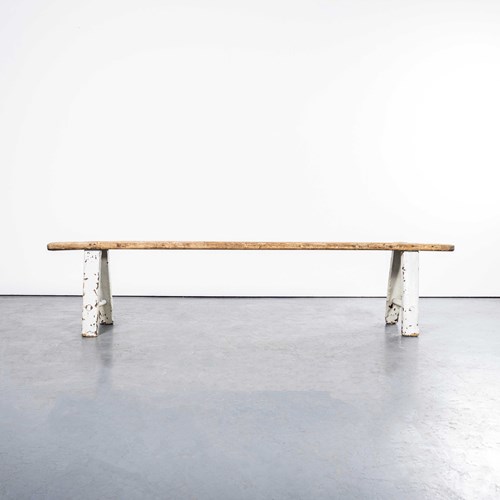 19Th Century Welsh Compact Scullery Bench