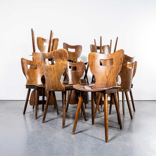  1960'S French Baumann Letterbox Dining Chair