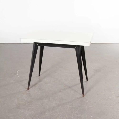 1950'S Original French T55 Tolix Rectangular Cafe - Kitchen - Dining Table (Mode