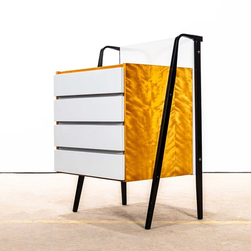1960’S Good Sized Mid Century Four Drawer Chest – Up Zavody
