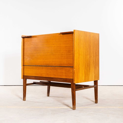 1950'S Original Birch Blanket Box - Small Cabinet By Tatra Pravenec