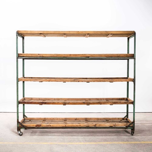  1950’S Vintage Industrial Workshop Shoe Rack